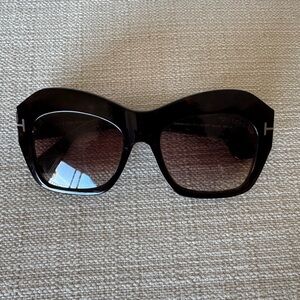 Tom Ford Emmanuelle Black Women's Sunglasses